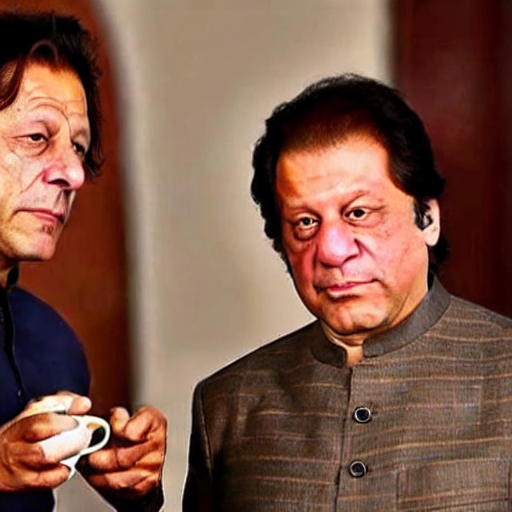 Imran Khan and MNS together