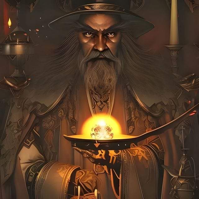 The Warlock with the light of knowledge